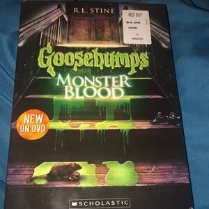 R. L. Stine🎁Goosebumps Monster Blood DVD